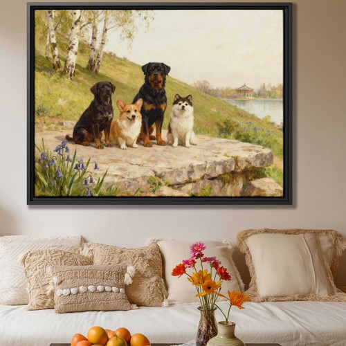 Quadro olio arte parete - quadro,