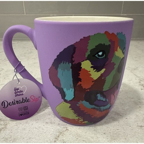 Tazza dog art viola soft - art,