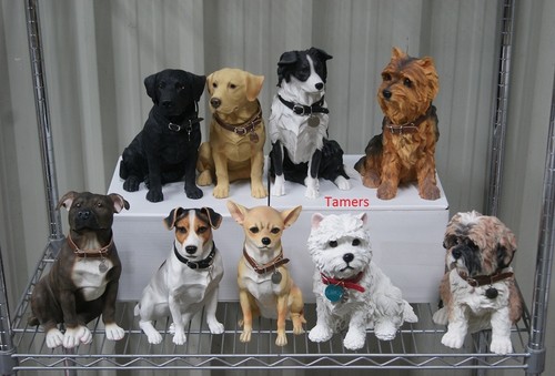 Assorted large sitting dog - assorted,
