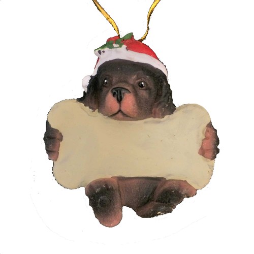 Ornamento natale cane - ornamento, marrone